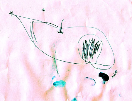 Whale artwork